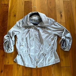 Guess Metallic Moto Jacket Y2K 90s Style Junior Size L